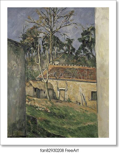 Free art print of Farmyard by Paul Cézanne