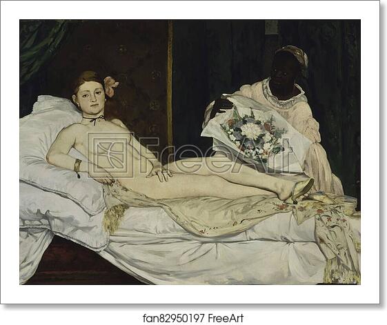 Free art print of Olympia by Édouard Manet Free art print of Olympia by Édouard Manet