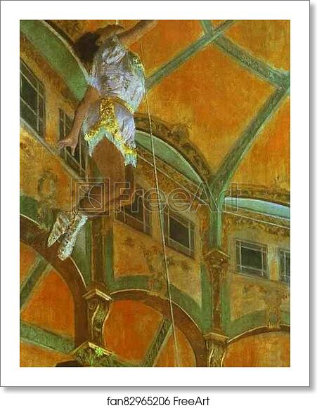 Free art print of Mlle La La at the Circus Fernando by Edgar Degas Free art print of Mlle La La at the Circus Fernando by Edgar Degas