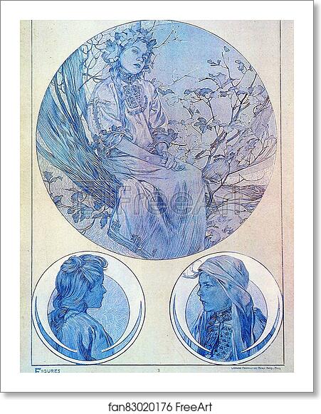 Free art print of Figures Decoratives by Alphonse Mucha Free art print of Figures Decoratives by Alphonse Mucha