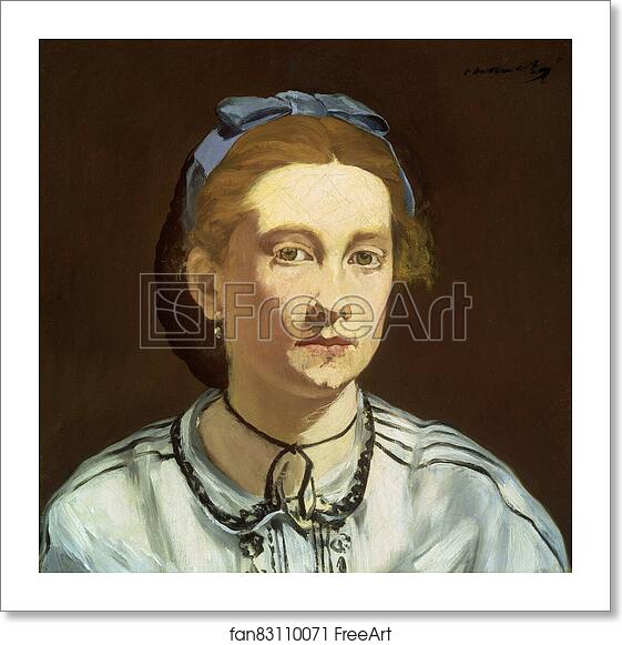 Free art print of Victorine Meurent by Édouard Manet Free art print of Victorine Meurent by Édouard Manet