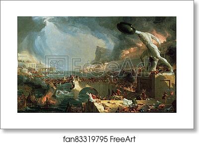 Free art print of The Course of Empire: Destruction by Thomas Cole
