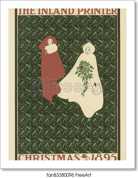 Free art print of L' "Inland Printer" (Christmas 1895). by Will H. Bradley Free art print of L' "Inland Printer" (Christmas 1895). by Will H. Bradley