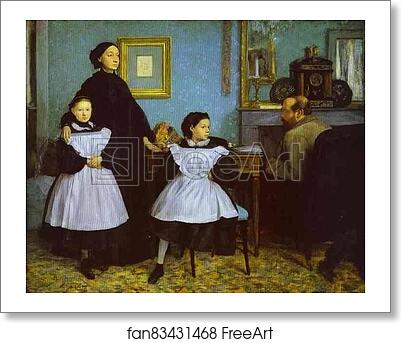 Free art print of The Bellelli Family by Edgar Degas