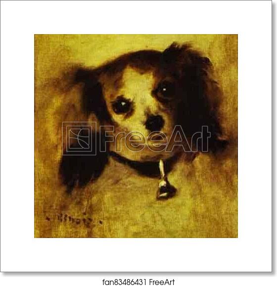 Free art print of Head of a Dog by Pierre-Auguste Renoir Free art print of Head of a Dog by Pierre-Auguste Renoir