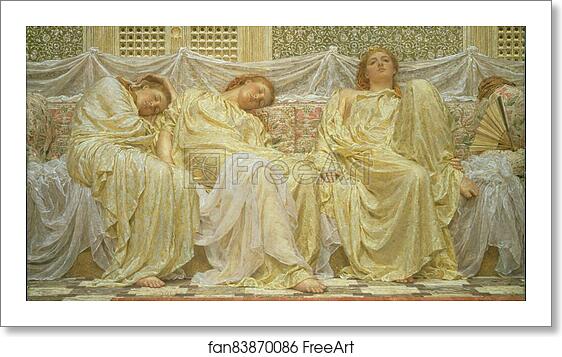 Free art print of Dreamers by Albert Joseph Moore Free art print of Dreamers by Albert Joseph Moore