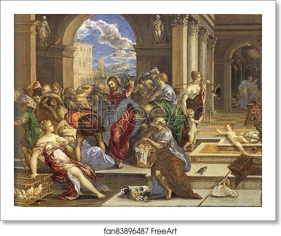 Free art print of Christ Driving the Traders from the Temple by El Greco Free art print of Christ Driving the Traders from the Temple by El Greco