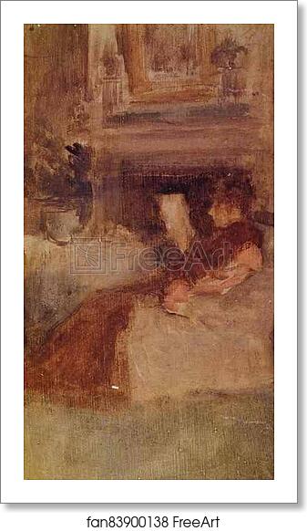 Free art print of Mrs. Charles Wibley Reading by James Abbott Mcneill Whistler Free art print of Mrs. Charles Wibley Reading by James Abbott Mcneill Whistler
