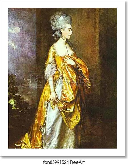 Free art print of Mrs. Elliot by Thomas Gainsborough