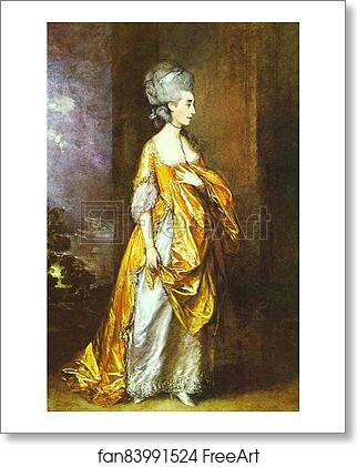 Free art print of Mrs. Elliot by Thomas Gainsborough