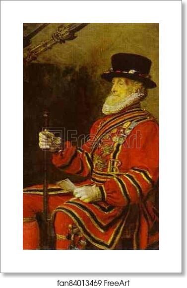 Free art print of A Yeoman of the Guard by Sir John Everett Millais Free art print of A Yeoman of the Guard by Sir John Everett Millais