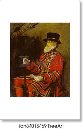 Free art print of A Yeoman of the Guard by Sir John Everett Millais