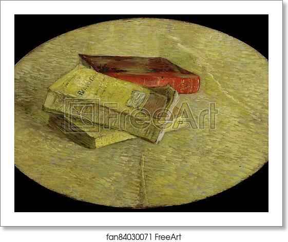 Free art print of Three books by Vincent Van Gogh