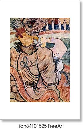 Free art print of At the New Circus: Five Stuffed Shirts by Henri De Toulouse-Lautrec