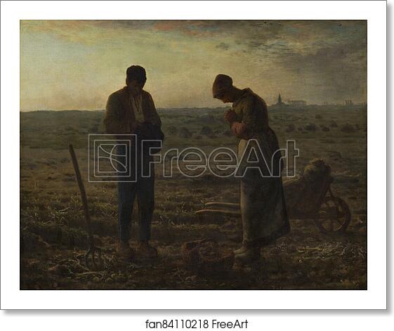 Free art print of The Angelus by Jean-François Millet Free art print of The Angelus by Jean-François Millet