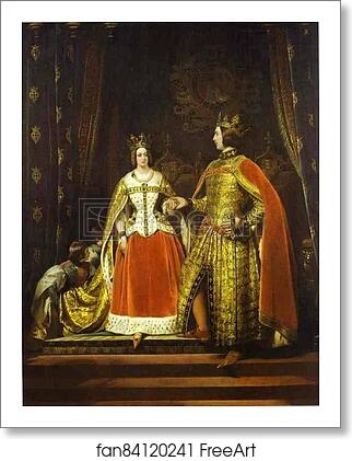 Free art print of Queen Victoria and Prince Albert by Sir Edwin Landseer
