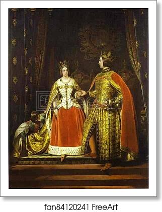 Free art print of Queen Victoria and Prince Albert by Sir Edwin Landseer Free art print of Queen Victoria and Prince Albert by Sir Edwin Landseer