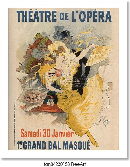 Free art print of Théâtre de L'Opéra Samedi 30 Janvier by Jules Chéret Free art print of Théâtre de L'Opéra Samedi 30 Janvier by Jules Chéret