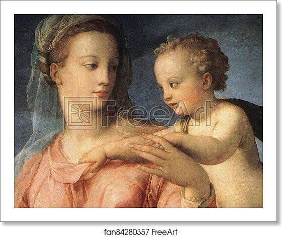 Free art print of The Madonna and Child with the Infant St.John the Baptist. Detail by Agnolo Bronzino Free art print of The Madonna and Child with the Infant St.John the Baptist. Detail by Agnolo Bronzino