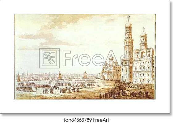Free art print of View of Sobornaya Square in the Moscow Kremlin by Maxim Vorobiev Free art print of View of Sobornaya Square in the Moscow Kremlin by Maxim Vorobiev
