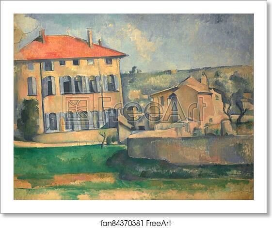Free art print of House in Aix by Paul Cézanne Free art print of House in Aix by Paul Cézanne