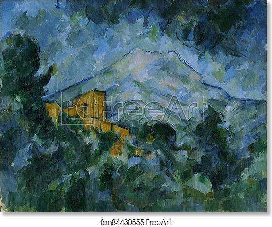 Free art print of Mont Sainte-Victoire and Château Noir by Paul Cézanne