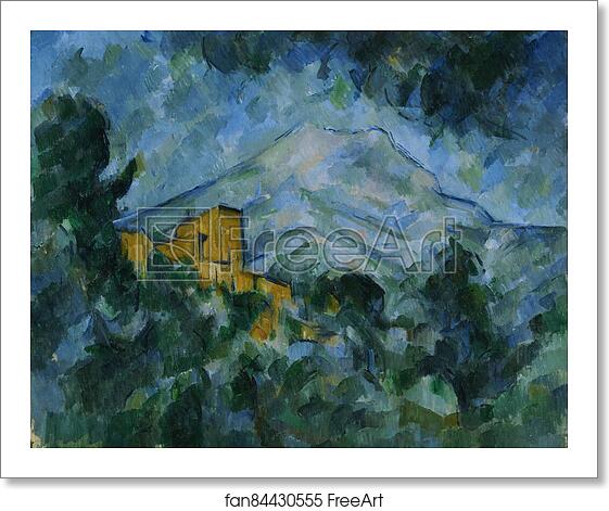 Free art print of Mont Sainte-Victoire and Château Noir by Paul Cézanne Free art print of Mont Sainte-Victoire and Château Noir by Paul Cézanne
