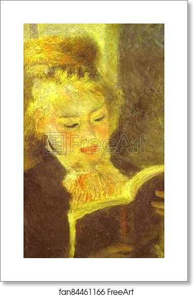Free art print of Woman Reading by Pierre-Auguste Renoir Free art print of Woman Reading by Pierre-Auguste Renoir
