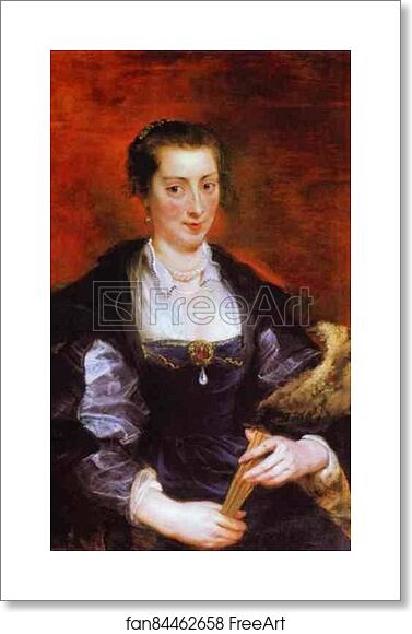 Free art print of Portrait of Isabella Brant (?) by Peter Paul Rubens