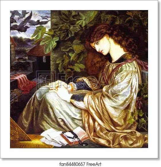 Free art print of La Pia de' Tolomei by Dante Gabriel Rossetti