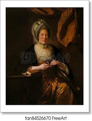 Free art print of Mrs Francis Hurt by Joseph Wright Of Derby