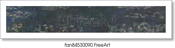 Free art print of The Water Lilies - Green Reflections by Claude Monet Free art print of The Water Lilies - Green Reflections by Claude Monet