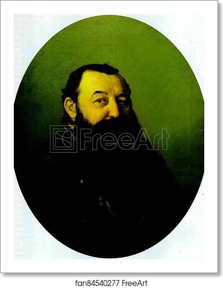 Free art print of Portrait of Nikolai Rezanov by Vasily Perov Free art print of Portrait of Nikolai Rezanov by Vasily Perov