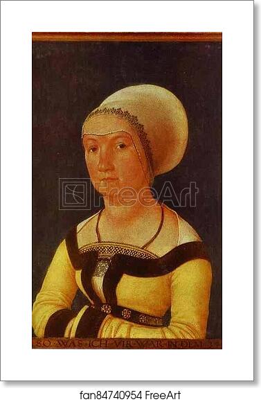 Free art print of Portrait of 34-year-old Woman by Hans Holbein The Elder Free art print of Portrait of 34-year-old Woman by Hans Holbein The Elder
