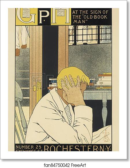 Free art print of La librairie "The Old Book Man". by M. Louise Stowell Free art print of La librairie "The Old Book Man". by M. Louise Stowell