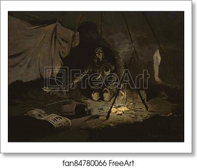 Free art print of The Dry Leaves Lasted Longer Than She by Frederic Remington Free art print of The Dry Leaves Lasted Longer Than She by Frederic Remington