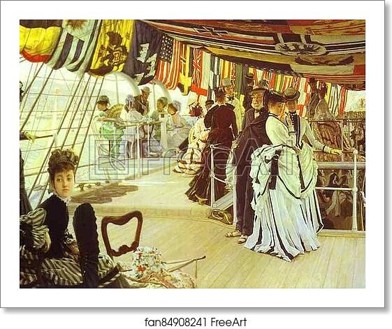 Free art print of The Ball on Shipboard by Jacques Joseph Tissot (A.K.A. James Tissot) Free art print of The Ball on Shipboard by Jacques Joseph Tissot (A.K.A. James Tissot)