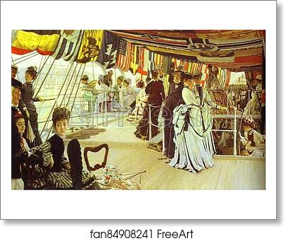 Free art print of The Ball on Shipboard by Jacques Joseph Tissot (A.K.A. James Tissot) Free art print of The Ball on Shipboard by Jacques Joseph Tissot (A.K.A. James Tissot)
