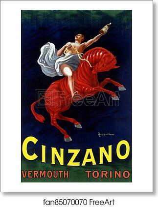 Free art print of Cinzano Vermouth Torino by Leonetto Cappiello Free art print of Cinzano Vermouth Torino by Leonetto Cappiello