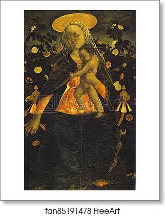 Free art print of Madonna and Child by Domenico Veneziano