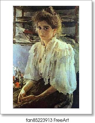 Free art print of Portrait of Maria Lvova by Valentin Serov