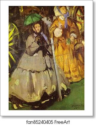 Free art print of Women at the Races by Edouard Manet