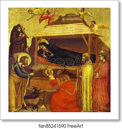Free art print of The Epiphany by Giotto Free art print of The Epiphany by Giotto