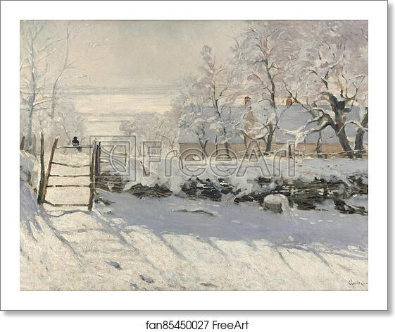 Free art print of The Magpie by Claude Monet Free art print of The Magpie by Claude Monet