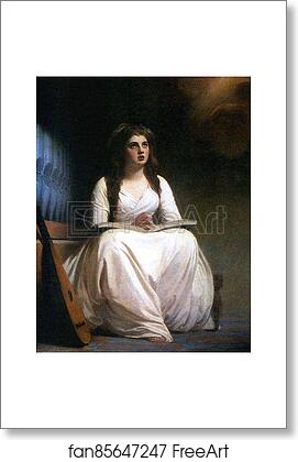 Free art print of Lady Hamilton as St. Cecilia by George Romney