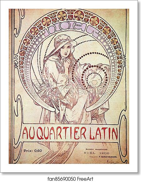 Free art print of Au Quartier Latin Numéro Exceptionnel Noël by Alphonse Mucha Free art print of Au Quartier Latin Numéro Exceptionnel Noël by Alphonse Mucha