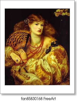 Free art print of Monna Vanna by Dante Gabriel Rossetti