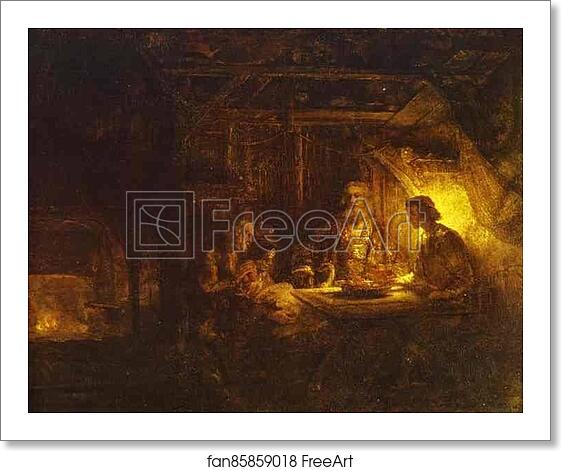 Free art print of Philemon and Baucis by Rembrandt Harmenszoon Van Rijn Free art print of Philemon and Baucis by Rembrandt Harmenszoon Van Rijn