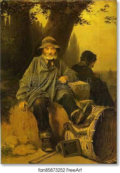 Free art print of Paris Ragpickers by Vasily Perov