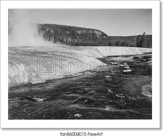 Free art print of River in foreground, trees behind, "Firehold River, Yellowstone National Park," Wyoming. Photographs of National Parks and Monuments, compiled 1941 - 1942, documenting the period ca. 1933 - 1942. by Ansel Adams (1902-1984) Free art print of River in foreground, trees behind, "Firehold River, Yellowstone National Park," Wyoming. Photographs of National Parks and Monuments, compiled 1941 - 1942, documenting the period ca. 1933 - 1942. by Ansel Adams (1902-1984)
